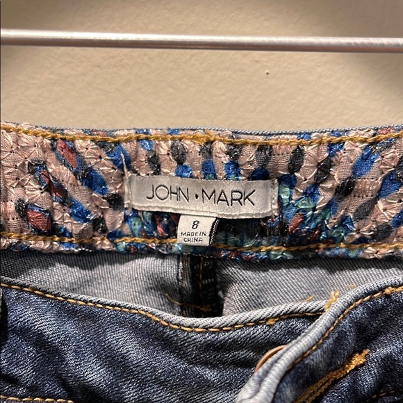 John Mark Embroidered Jeans - Picture 2 of 5